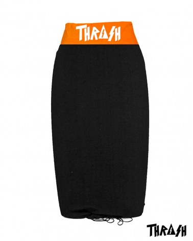 Funda THRASH bodyboard toalla / calcetin - Negro & Naranja