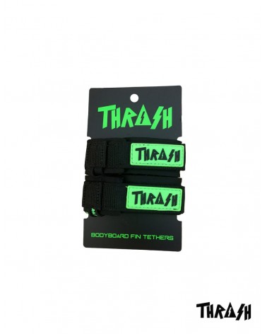 Sujeta aletas THRASH invento - Negro & Verde