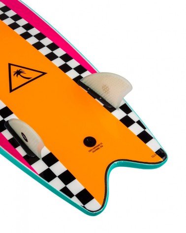 Tabla softboard CATCH SURF 5´6" Heritage Retro Fish - Twin Fin - Verde