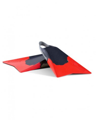 Aletas bodyboard VULCAN V2 Pride - Rojo & Gris