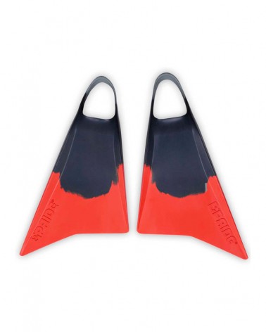 Aletas bodyboard VULCAN V2 Pride - Rojo & Gris