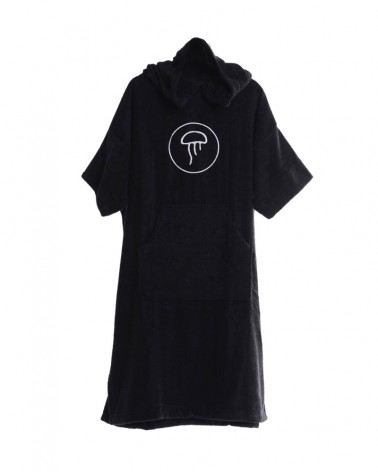 Poncho toalla MEDUXA Algodón - Negro & Blanco
