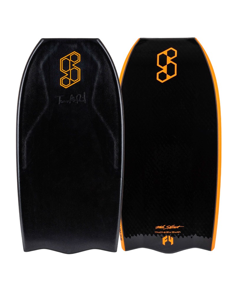 Bodyboard SCIENCE Tanner McDaniel Delta Quad Vent Bat Tail F4 Negro