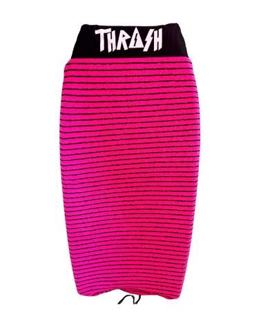 Funda THRASH bodyboard toalla / calcetín - Rosa & Negro