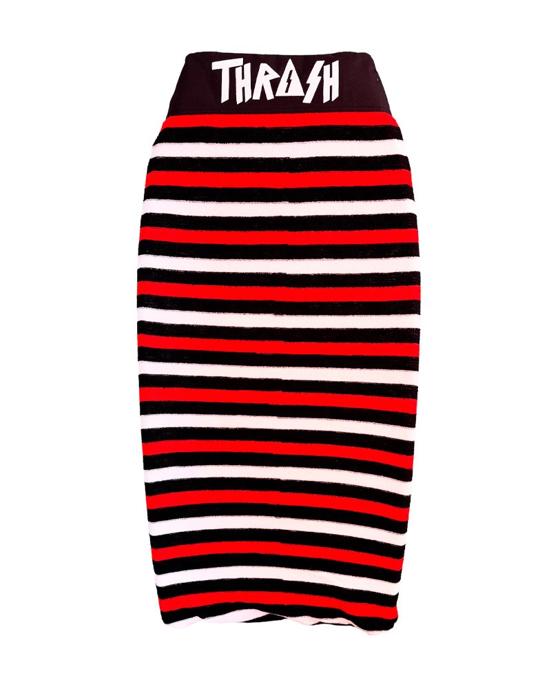 Funda THRASH bodyboard toalla / calcetín - Rojo & Blanco