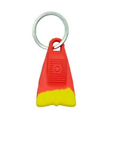 Llavero aleta DAFIN - Rojo & Amarillo