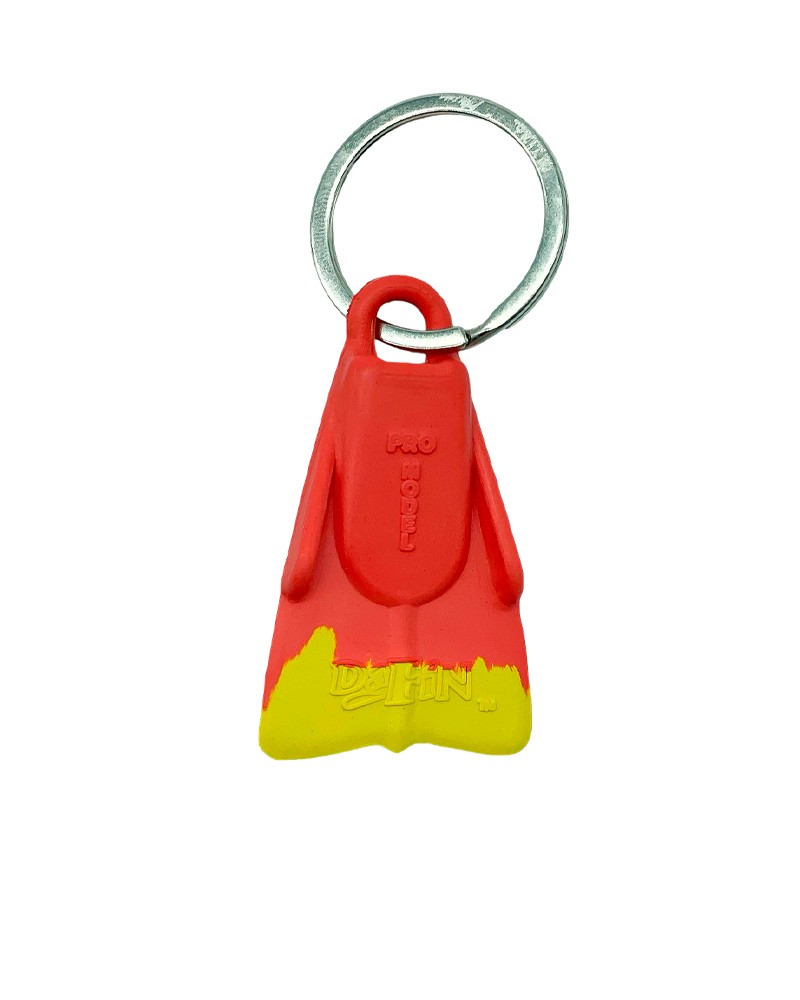 Llavero aleta DAFIN - Rojo & Amarillo