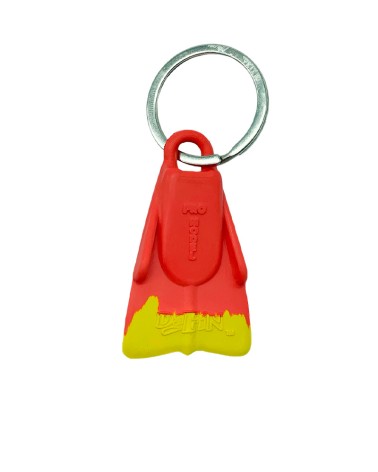 Llavero aleta DAFIN - Rojo & Amarillo