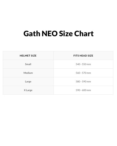 Casco GATH helmet Neo - Negro