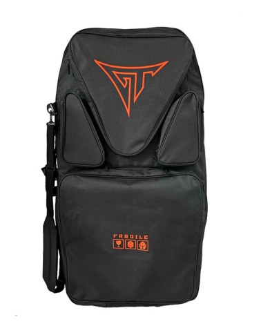 Funda bodyboard viaje GT Boards travel Bag - Negro & Naranja - 2/3 bodyboards