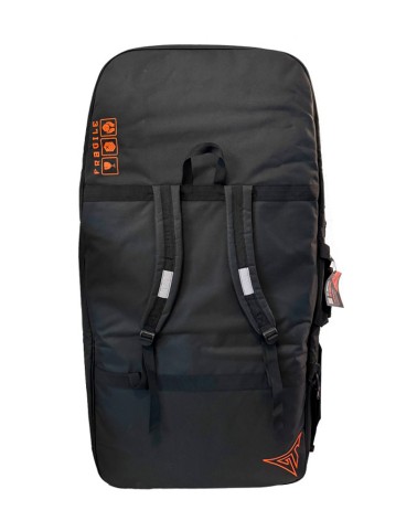 Funda bodyboard viaje GT Boards travel Bag - Negro & Naranja - 2/3 bodyboards