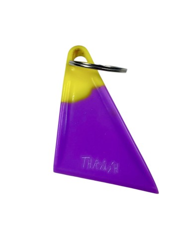 Llavero aleta THRASH - Amarillo & Morado