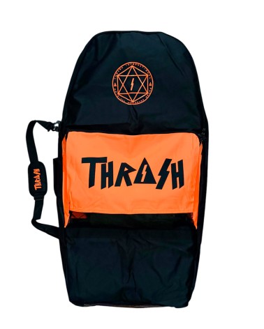 Funda bodyboard THRASH Dark Series - Negro & Naranja