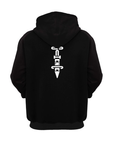 Sudadera SCIENCE Fuse Hooded - Negra