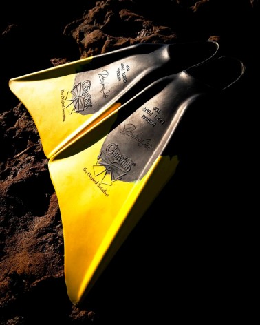 Aletas CHURCHILL 2.0 PLC - Pierre Louis Costes - Negro & Amarillo