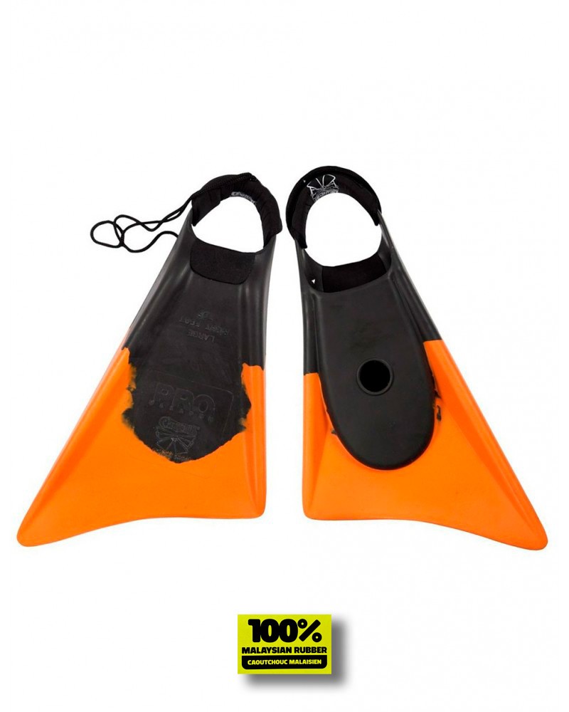 Aletas CHURCHILL 2.0 Makapuu PRO Negro & Naranja