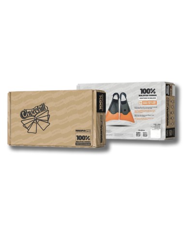 Aletas CHURCHILL 2.0 Makapuu PRO Negro & Naranja