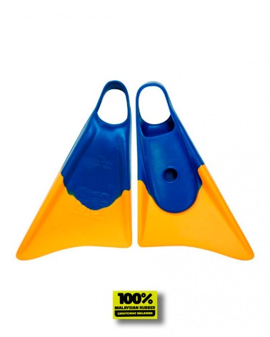 Aletas CHURCHILL 2.0 Makapuu Azul & Amarillo