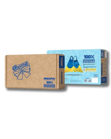 Aletas CHURCHILL 2.0 Makapuu Azul & Amarillo