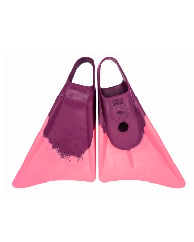 Aletas GYROLL fins - Morado & Rosa