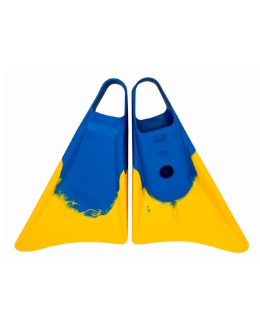 Aletas GYROLL fins - Azul & Amarillo