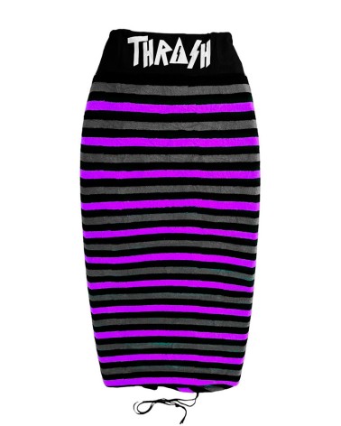 Funda THRASH bodyboard toalla / calcetín - Morado, Gris & Negro
