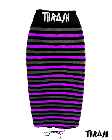 Funda THRASH bodyboard toalla / calcetín - Morado, Gris & Negro