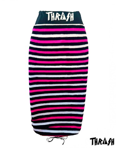 Funda THRASH bodyboard toalla / calcetín - Rosa, Blanco & Negro