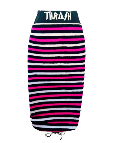 Funda THRASH bodyboard toalla / calcetín - Rosa, Blanco & Negro