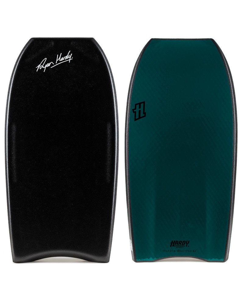 Bodyboard HARDY SHAPES Ryan Hardy Pro Mini Quad PP - Negro