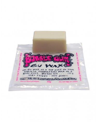 Parafina Super Sticky BUBBLE GUM Gu Wax - WARM/TROPICAL - Agua mayor 21 grados