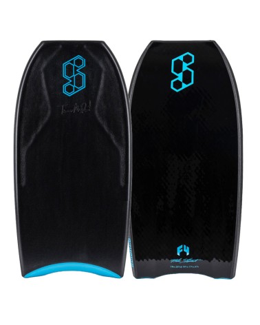 Bodyboard SCIENCE Tanner McDaniel LTD Tri Quad F4 - Negro & Turquesa