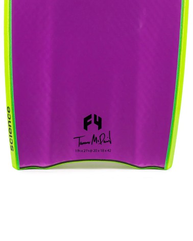 Bodyboard SCIENCE Tanner McDaniel LTD Tri Quad F4 - Negro & Morado