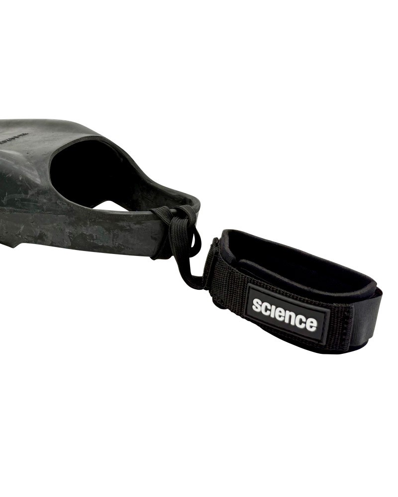 Sujeta aletas SCIENCE velcro fin savers - Negro & Blanco