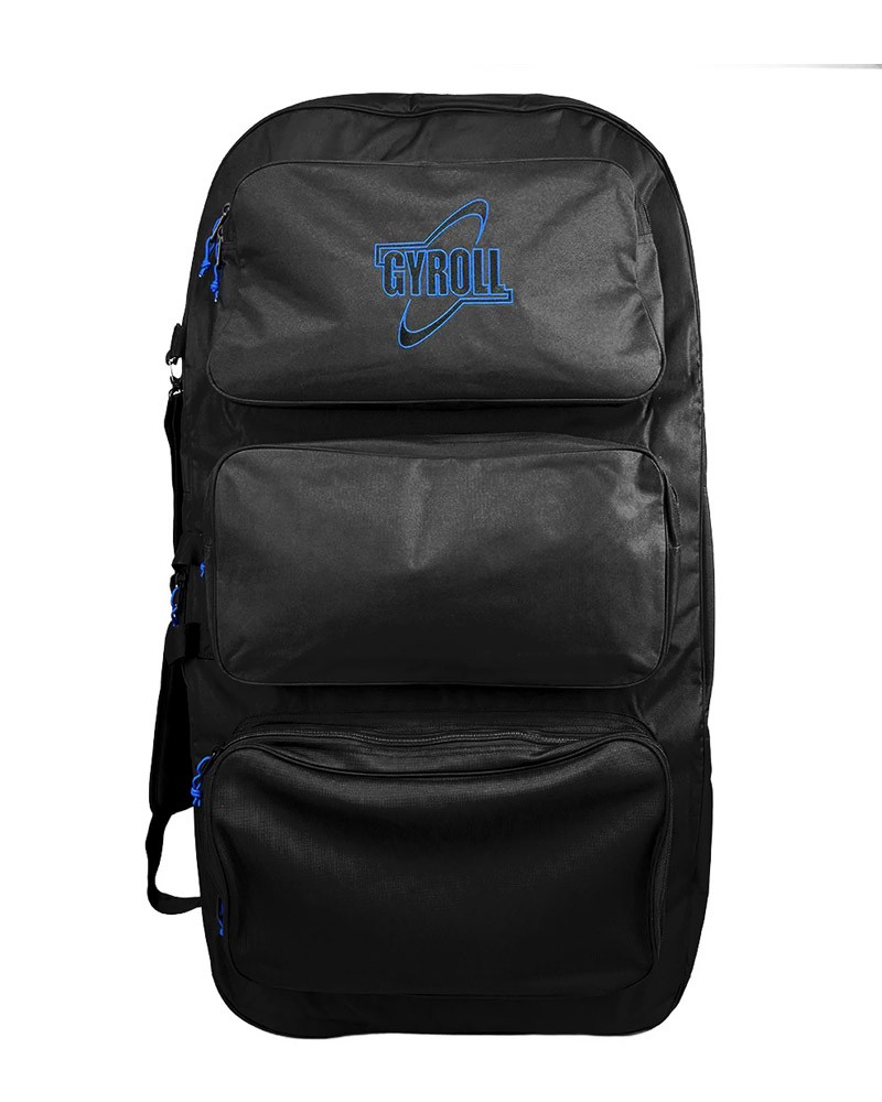 Funda bodyboard viaje GYROLL Tri Pouch - 2/3 bodyboards - Negro & Azul